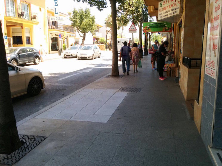 Aspecto actual de la Avenida de Málaga