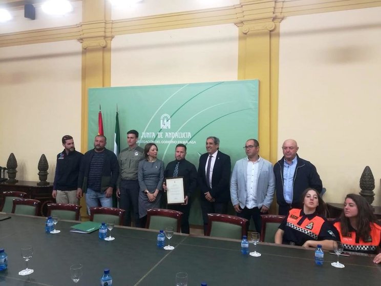 Reconocimiento Junta de Andalucía a Club de Montaña de Rincon de la Victoria