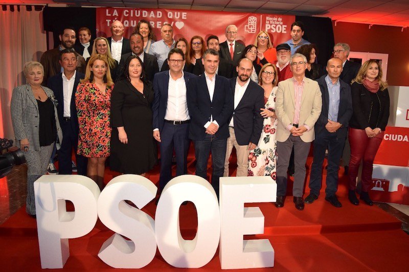 Foto candidatura PSOE Rincon de la Victoria 26M