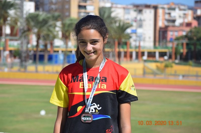 La atleta de Rincón de la Victoria, María Pérez