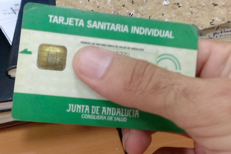 Tarjeta sanitaria Junta de Andalucía
