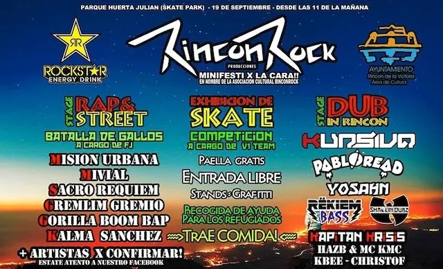 RinconRock Minifesti x la cara