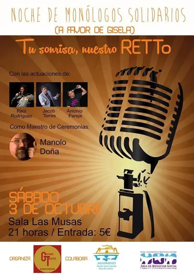 Noche Monologos solidarios Gisela