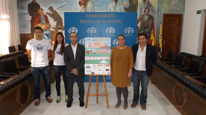 Nacho Campos, Paula Saldaño, Javier López, Encarnación Anaya y  Emilio Fernández.