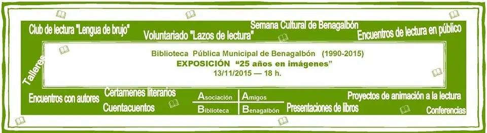 25 Aniversario Biblioteca Benagalbón - Invitación