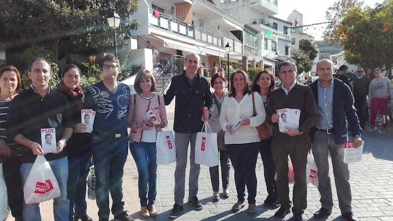 PSOE jornada de campaña Bengalbon