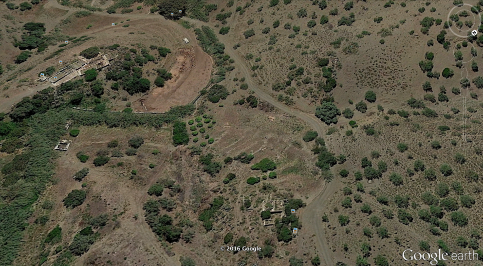 Zona del yacimiento de Santillán