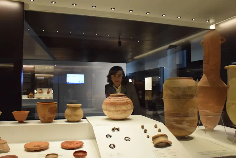 Rosa Aguilar visita el Museo de Málaga