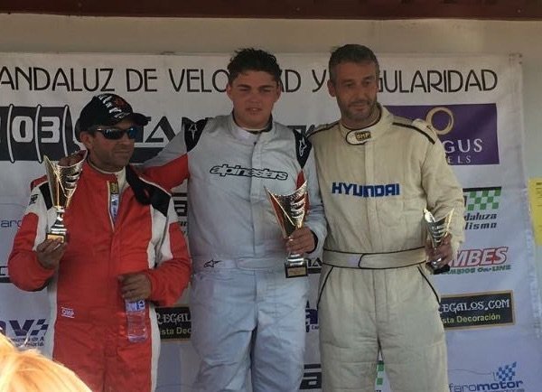 Cristian Davies podio en el Circuito Andaluz de Velocidad