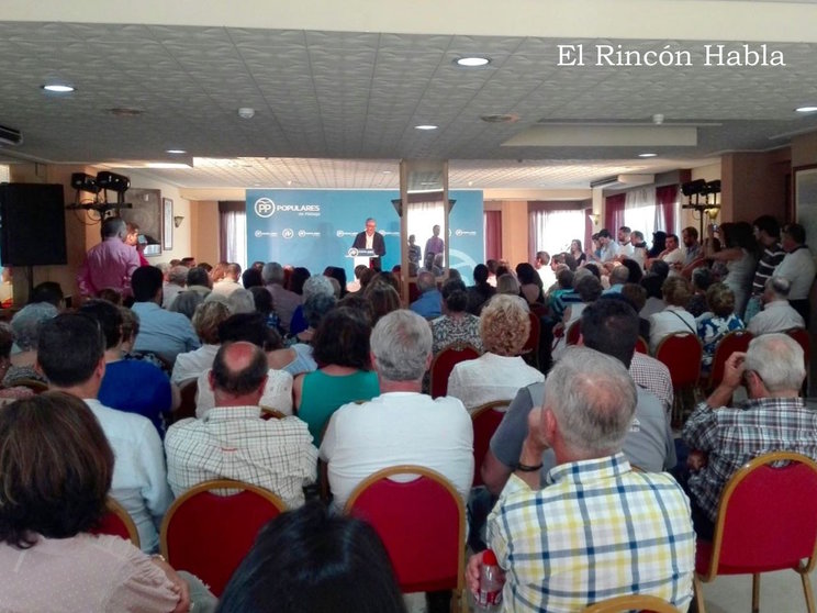 Acto del PP provincial en Rincón de la Victoria