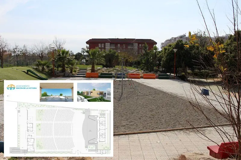 Zona del auditorio al aire libre.