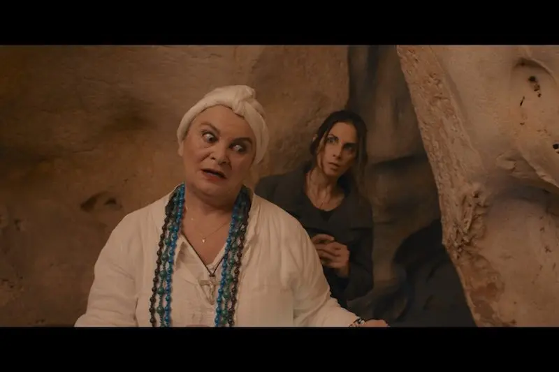 Belén Caballero y Nuria Fergó en un momento del cortometraje
