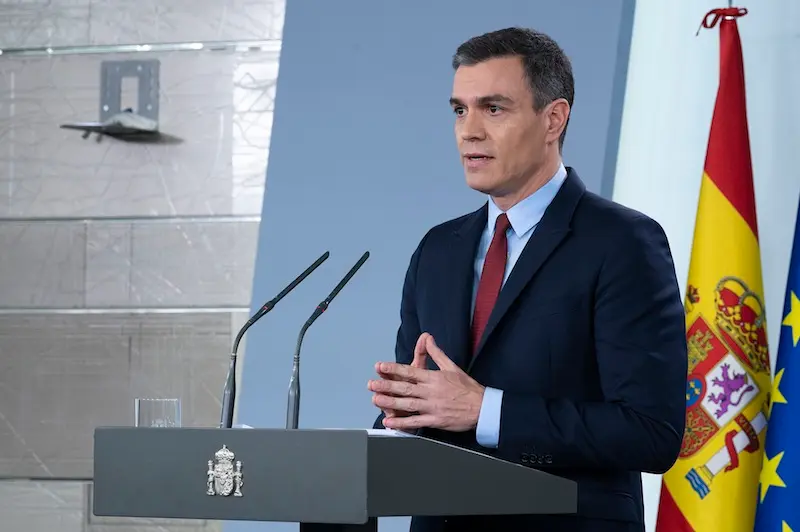 El presidente del Gobierno, Pedro Sánchez 140320202_ConsejoExtraordinario4 800