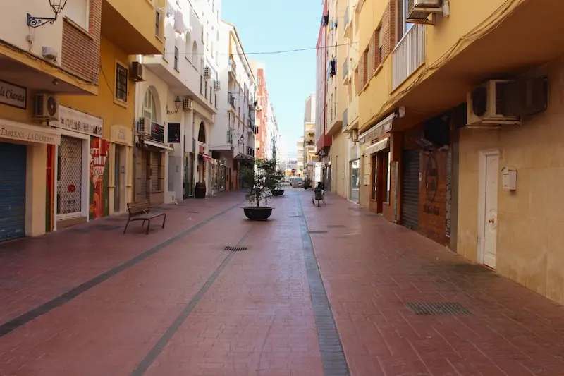 Establecimientos cerrados en Rincón de la Victoria.