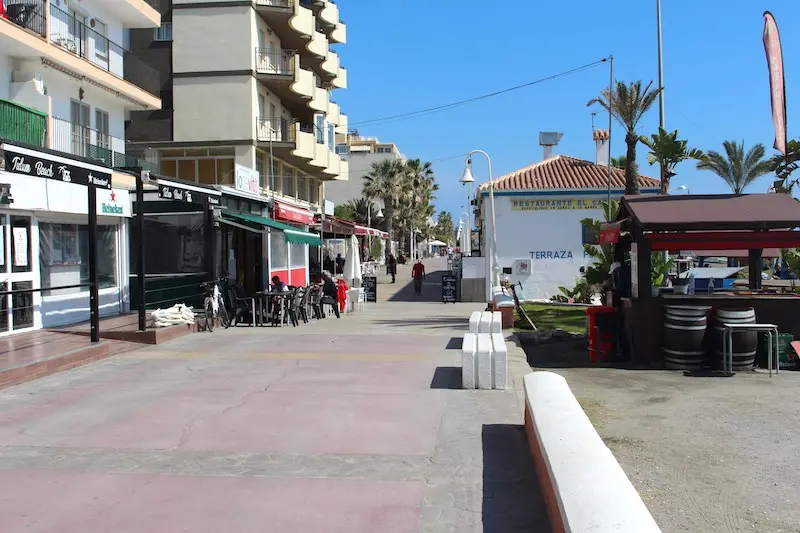 Paseo marítimo de Rincón de la Victoria