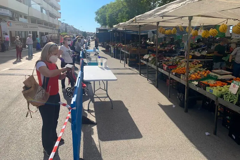 Reapertura del mercadillo de Rincón de la Victoria