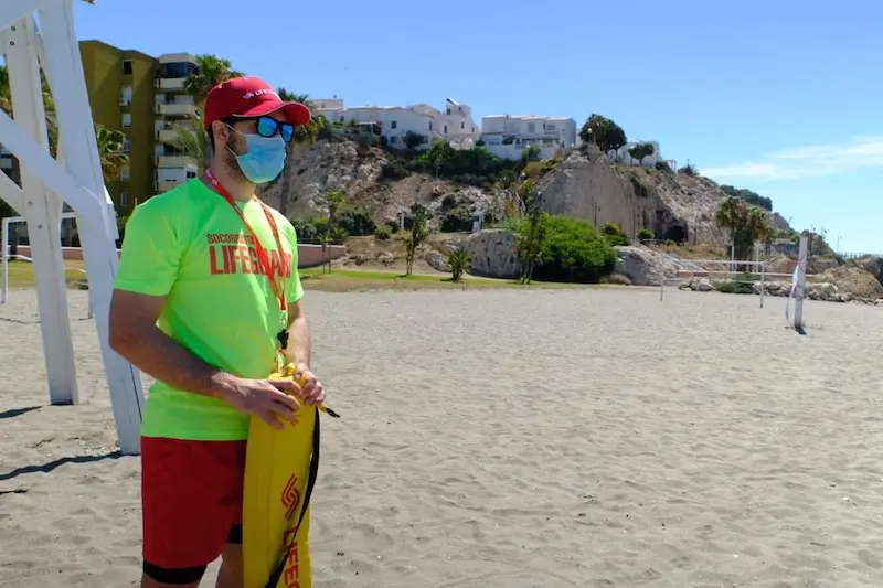 Lifeguards en La Cala del Moral