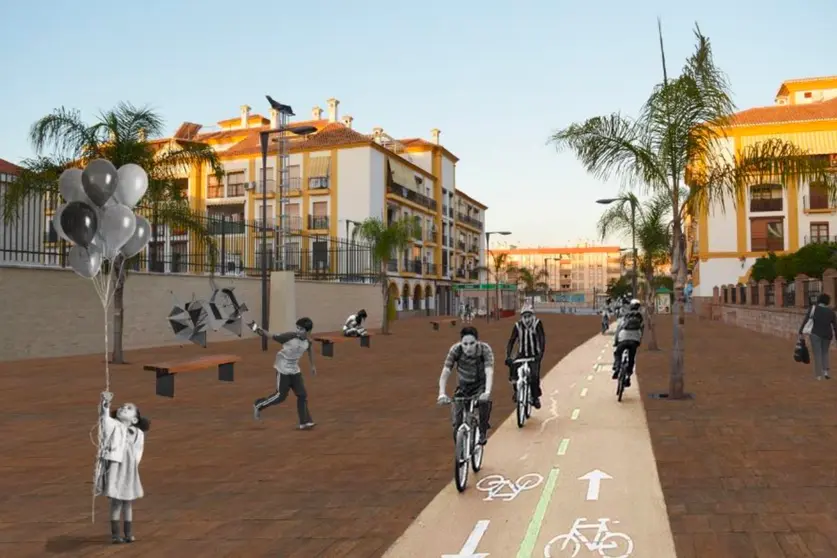 Infografía de la calle Frigiliana, EDUSI "Rincón es Vida"