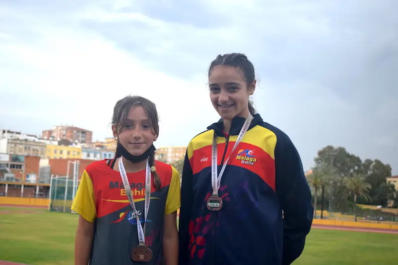 Marta Pérez y María Redondo del Club Málaga Bahía