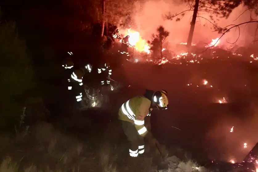 Foto Infoca Incencio Sierra Bermeja