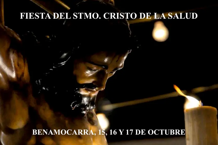 Cartel Stmo Cristo de la Salud de Benamocarra