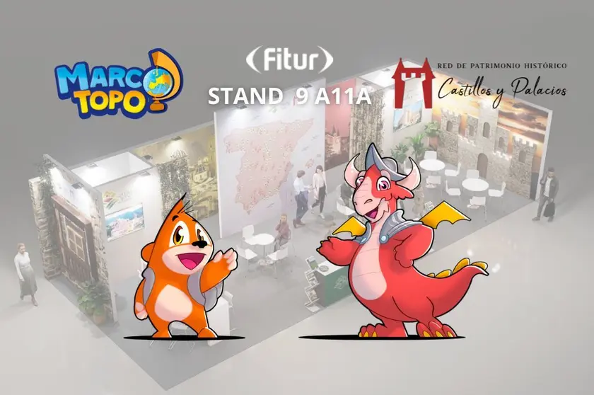 Yincana Marco Topo y Dragoncito en Fitur 2024