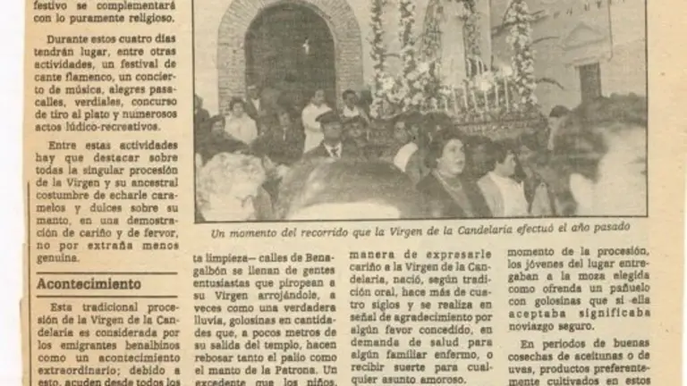 Foto Reina-fiesta de la candelaria