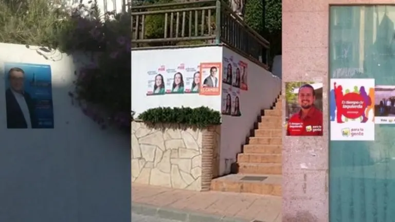 carteles muros elecciones 24M