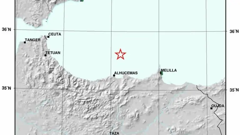 Terremoto en Mar de Albor&aacute;n