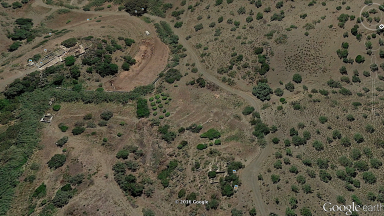 Zona del yacimiento de Santill&aacute;n