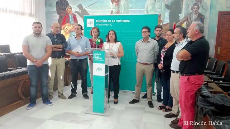 Concejales de PSOE, Ahora Rinc&oacute;n e IU, sin Grupo Andalucista