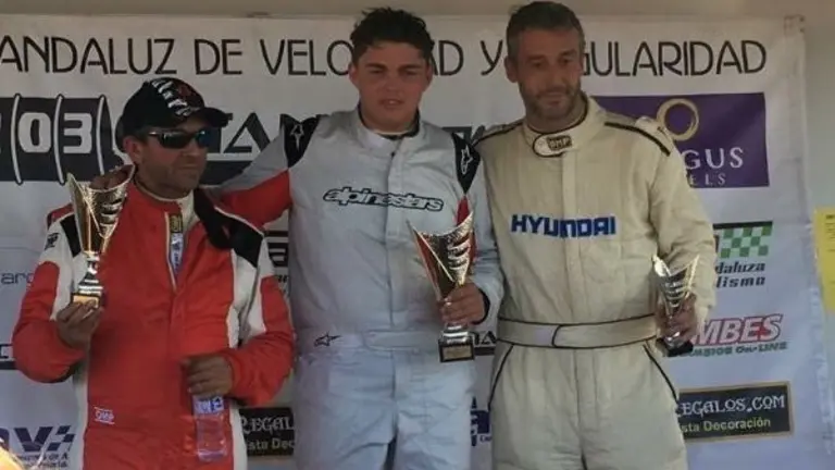 Cristian Davies podio en el Circuito Andaluz de Velocidad