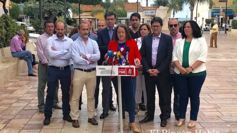 Comparecencia PSOE de Rincon de la Victoria