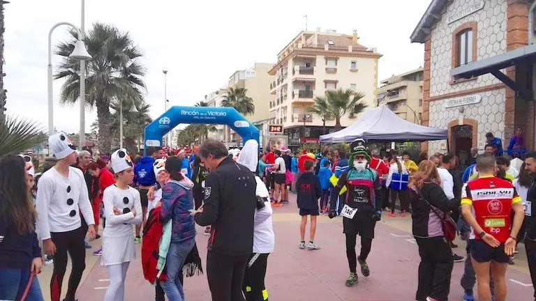 Un momento de la popular San Silvestre