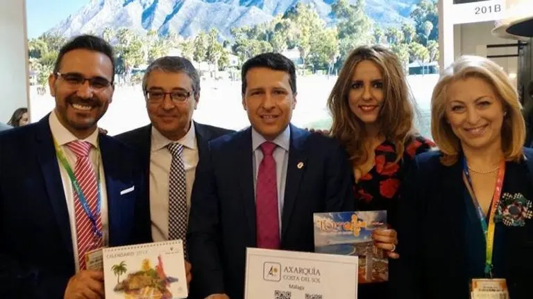 Concejal de Turismo y alcalde de Rinc&oacute;n de la Victoria en Feria Internacional de Turismo de Berl&iacute;n