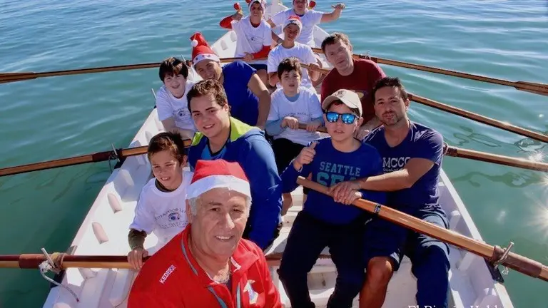Club Remo de La Cala del Moral en un momento de la jornada