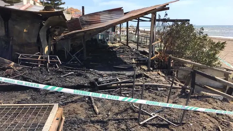 Incendio Chiringuito Aqui Mismo
