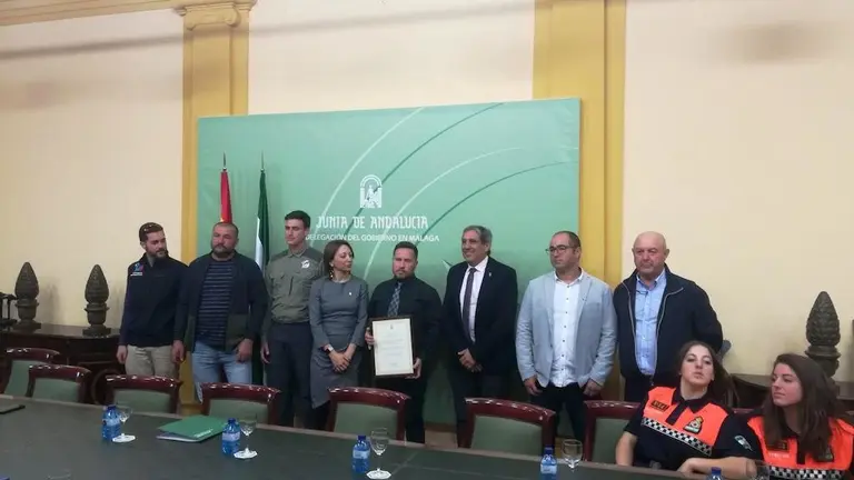 Reconocimiento Junta de Andaluc&iacute;a a Club de Monta&ntilde;a de Rincon de la Victoria