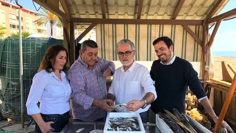 evento de apoyo de Alberto Garz&oacute;n al candidato de Izquierda Unida de Rinc&oacute;n de la Victoria Enrique Bonilla 2019-04-03 14