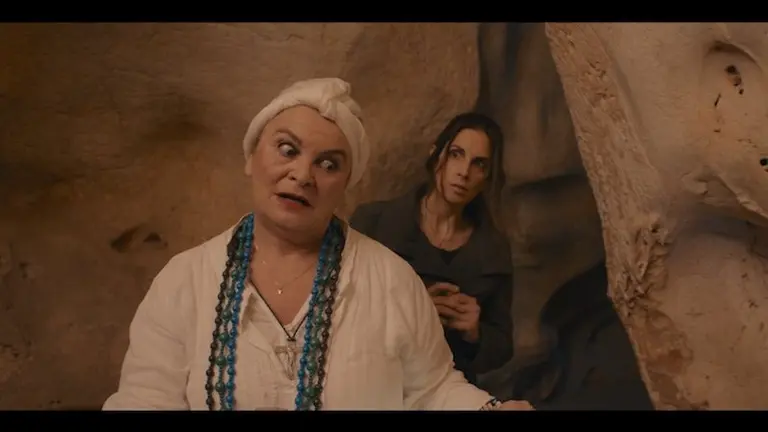 Bel&eacute;n Caballero y Nuria Ferg&oacute; en un momento del cortometraje