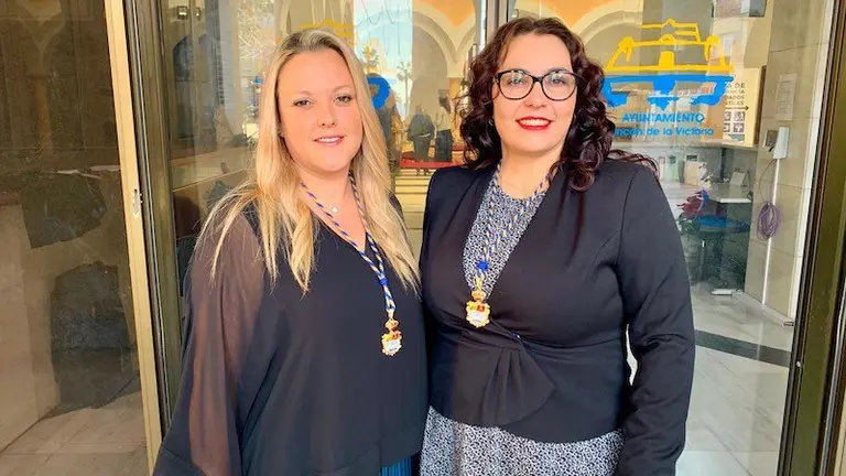 Las concejalas Elena Aguilar y Clara Perles