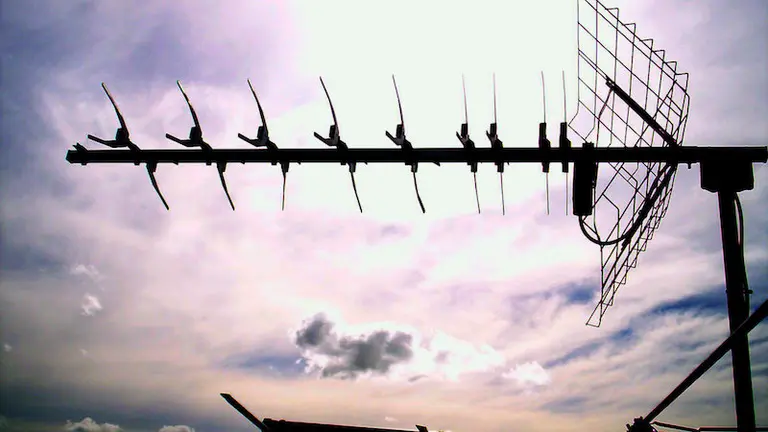 Antena de televisi&oacute;n.