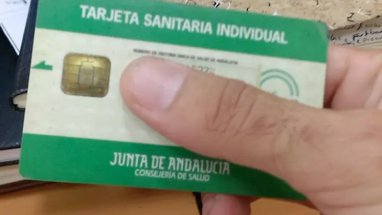 Tarjeta sanitaria Junta de Andalucía