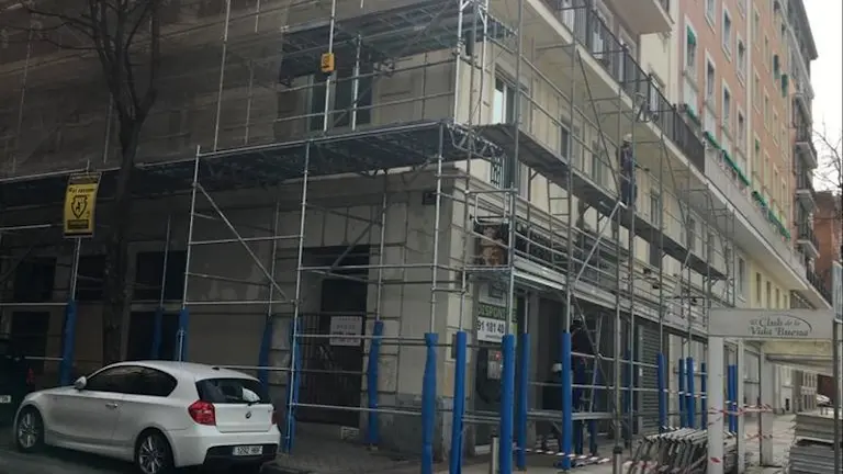 Una obra en Madrid