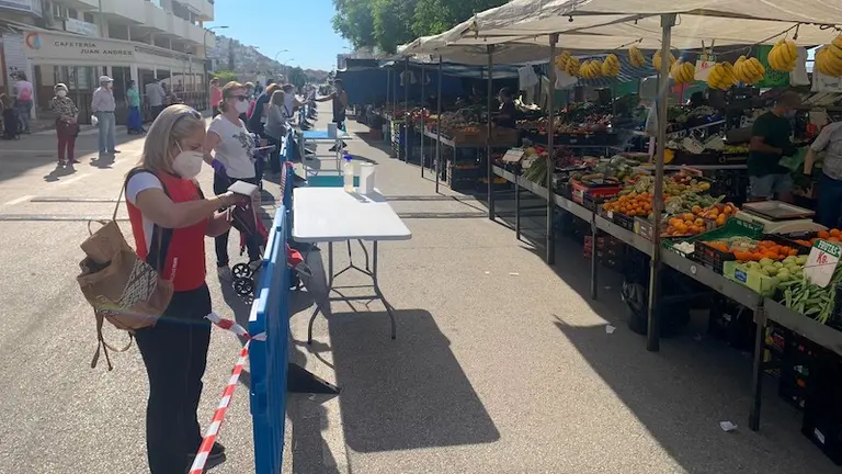 Reapertura del mercadillo de Rincón de la Victoria