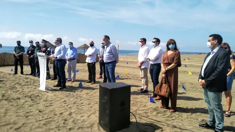 Presentaci&oacute;n Iniciativa anti COVID-19 Playas Costa del Sol Axarqu&iacute;a