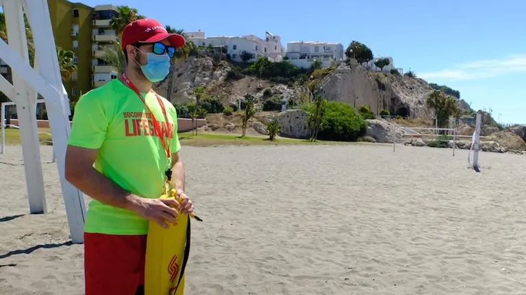 Lifeguards en La Cala del Moral
