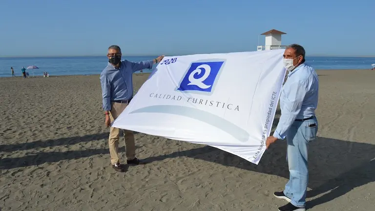 Bandera calidad tur&iacute;stica