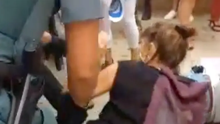 Momento de tensi&oacute;n en La Cala del Moral