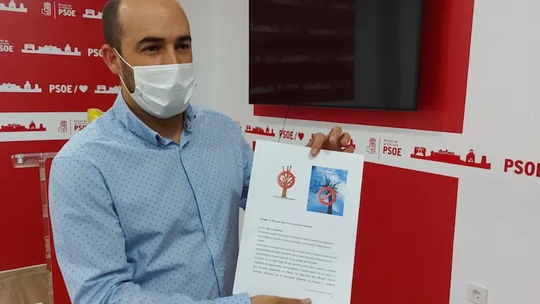 El concejal socialista Javier Jerez